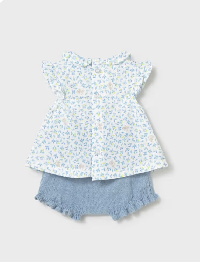 Baby Girl Flower Knit Set/Mayoral