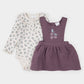 Quilted Overall Dress Set/Petit Lem