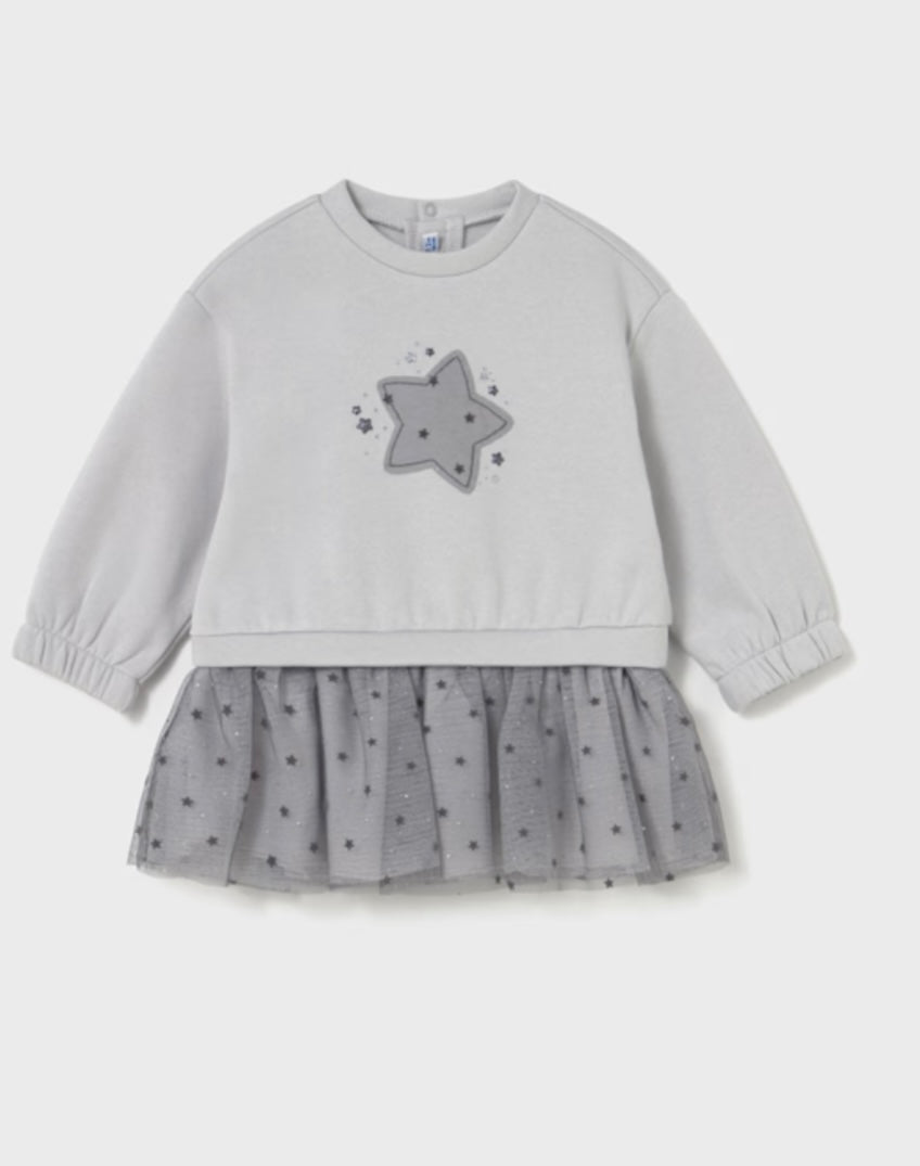 Star Applique Dress/Mayoral