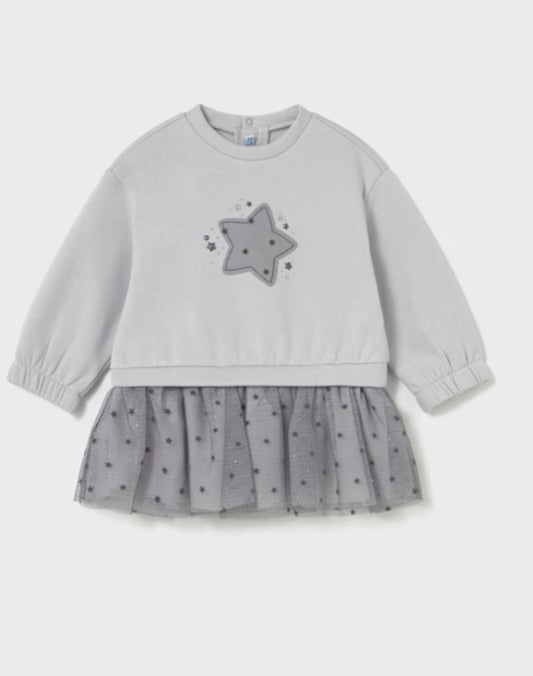 Star Applique Dress/Mayoral