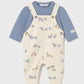 Boy Animal Dungaree Set/Mayoral