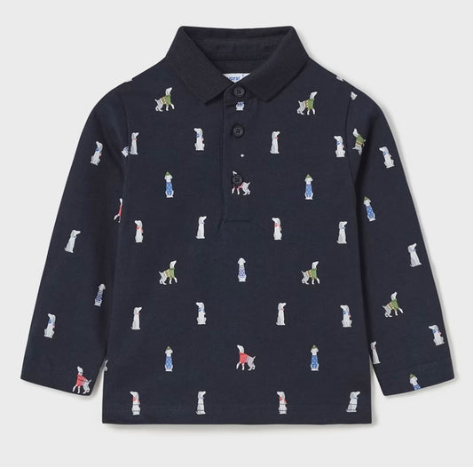 Printed Long Sleeve Top/Mayoral