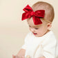 Velvet Ruby Bow Headband/Lou Lou