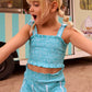 Girl Smocked Short Set/Mayoral
