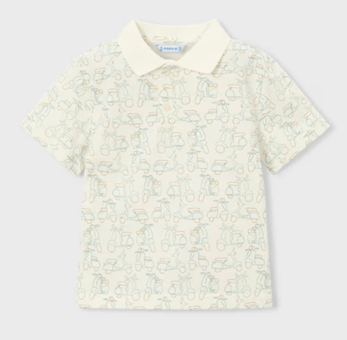 Vespa Printed Polo/Mayoral