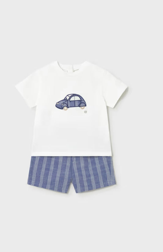 Linen Car Short Set/Mayoral