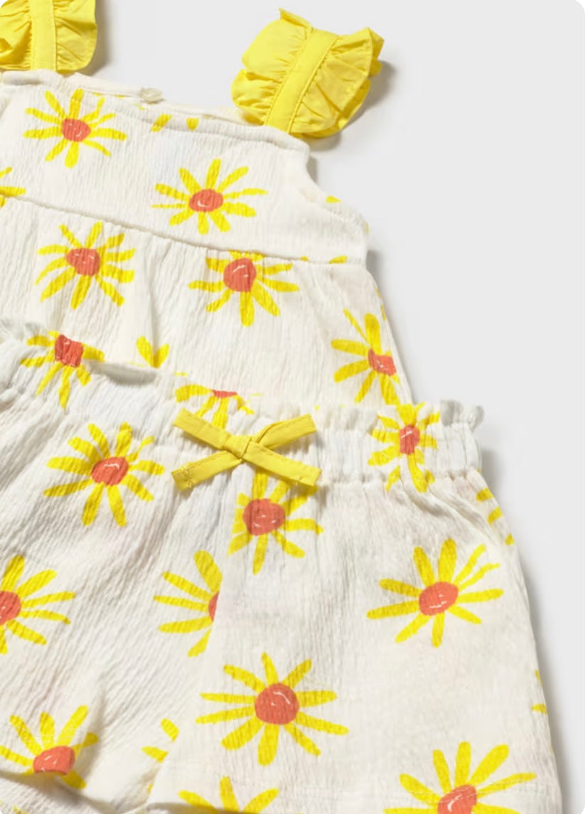 Flower Printed Short Set/Mayoral