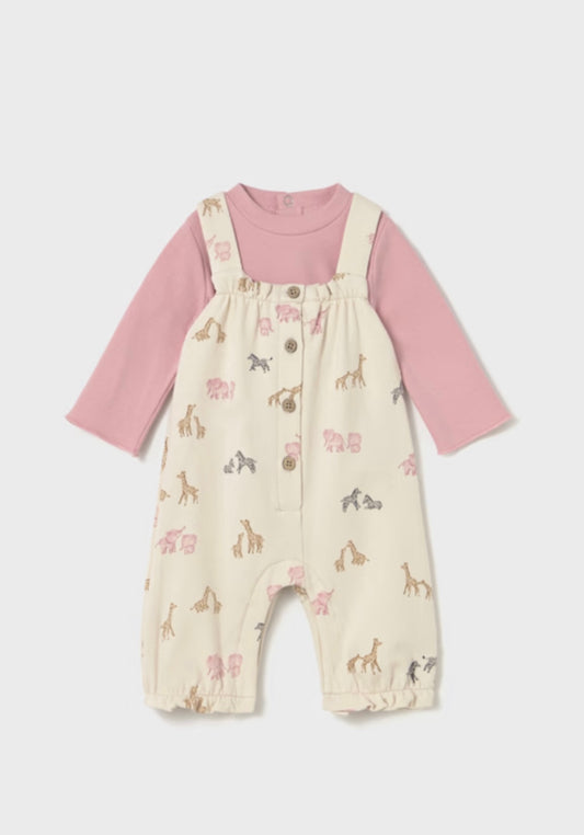 Girl Animal Dungaree Set/Mayoral