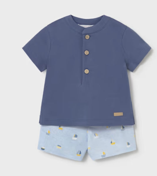 Boy Sailboat Short Set/Mayoral