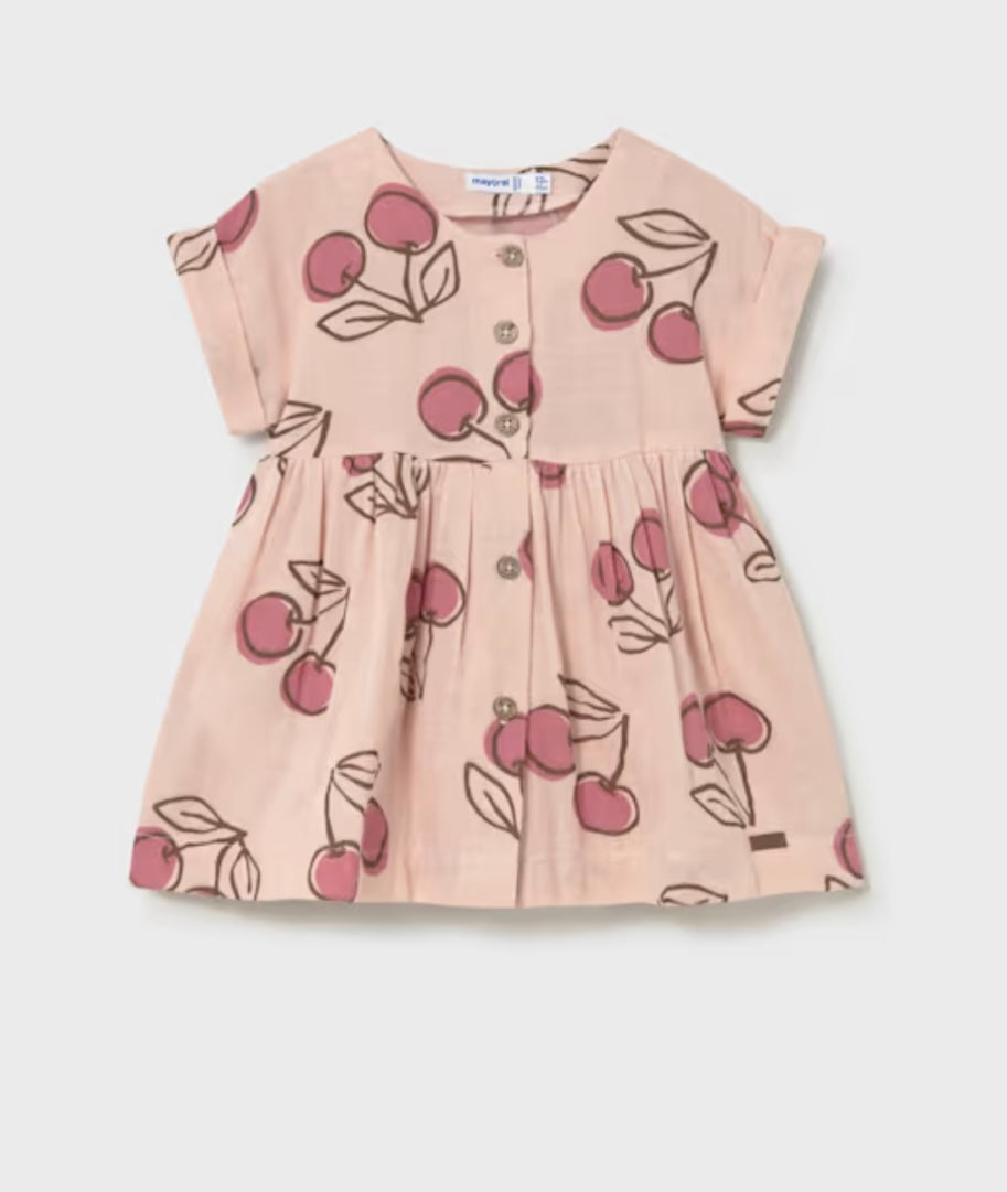 Cherry Printed Dress/Mayoral
