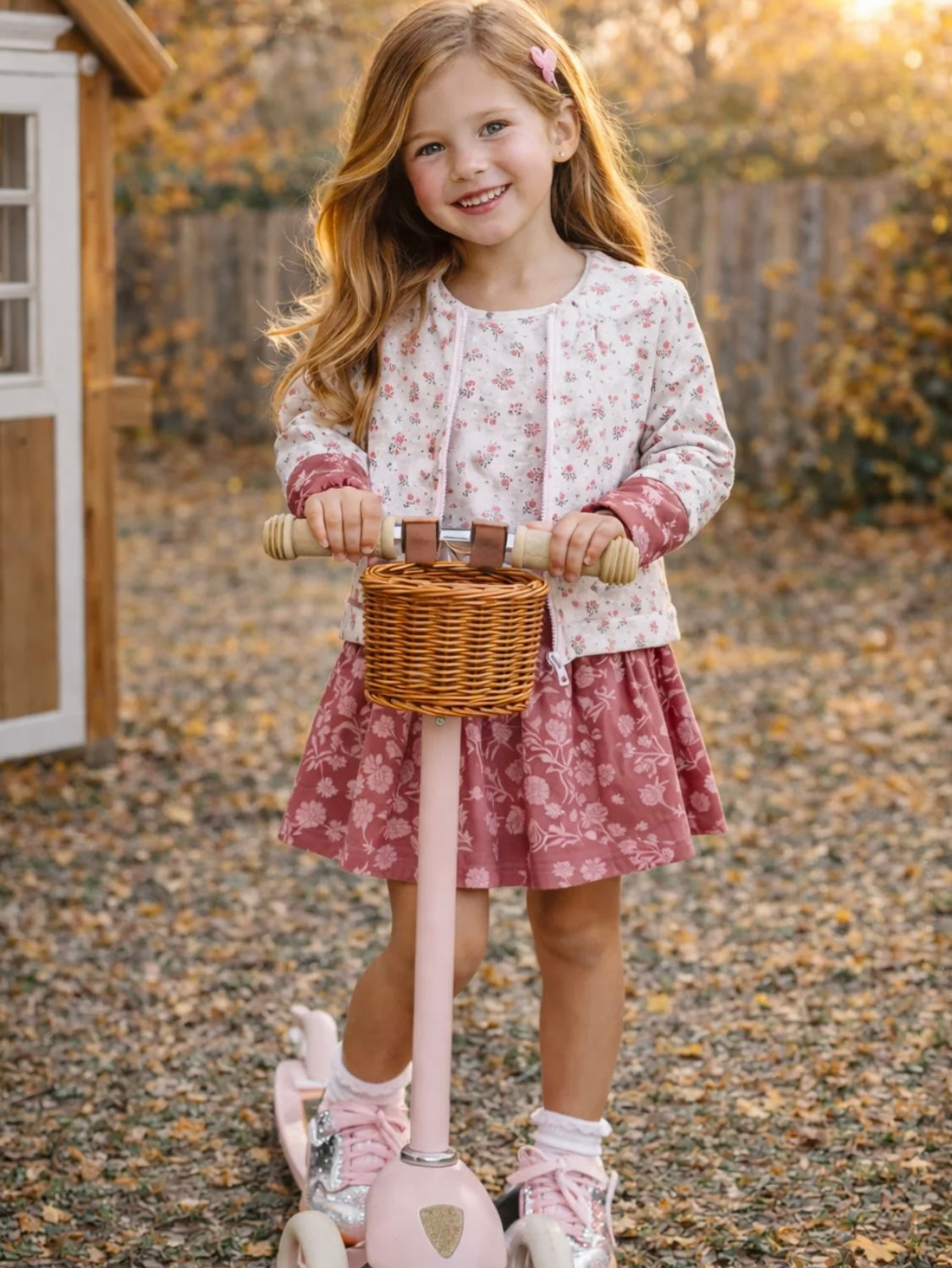 Floral Active Skort Set/Be Girl