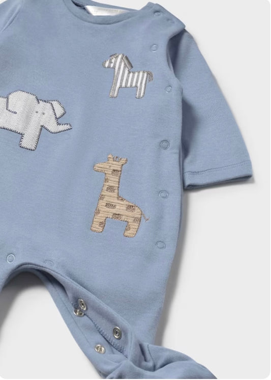 Boy Animal Printed Sleeper/Mayoral