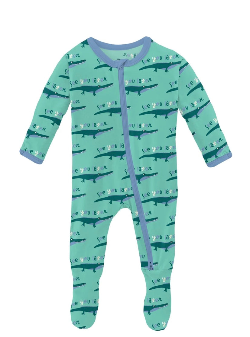 Alligator Footie/KicKee Pants