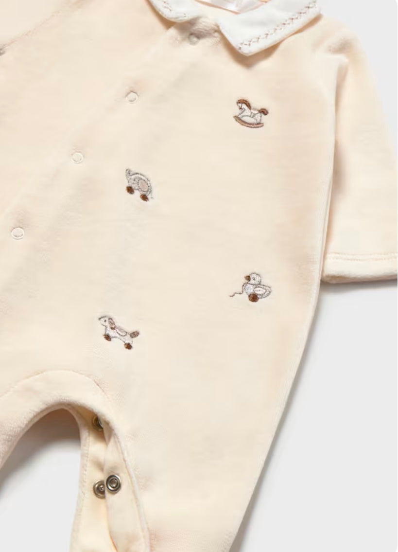 Boy Velour Horse PJ/Mayoral