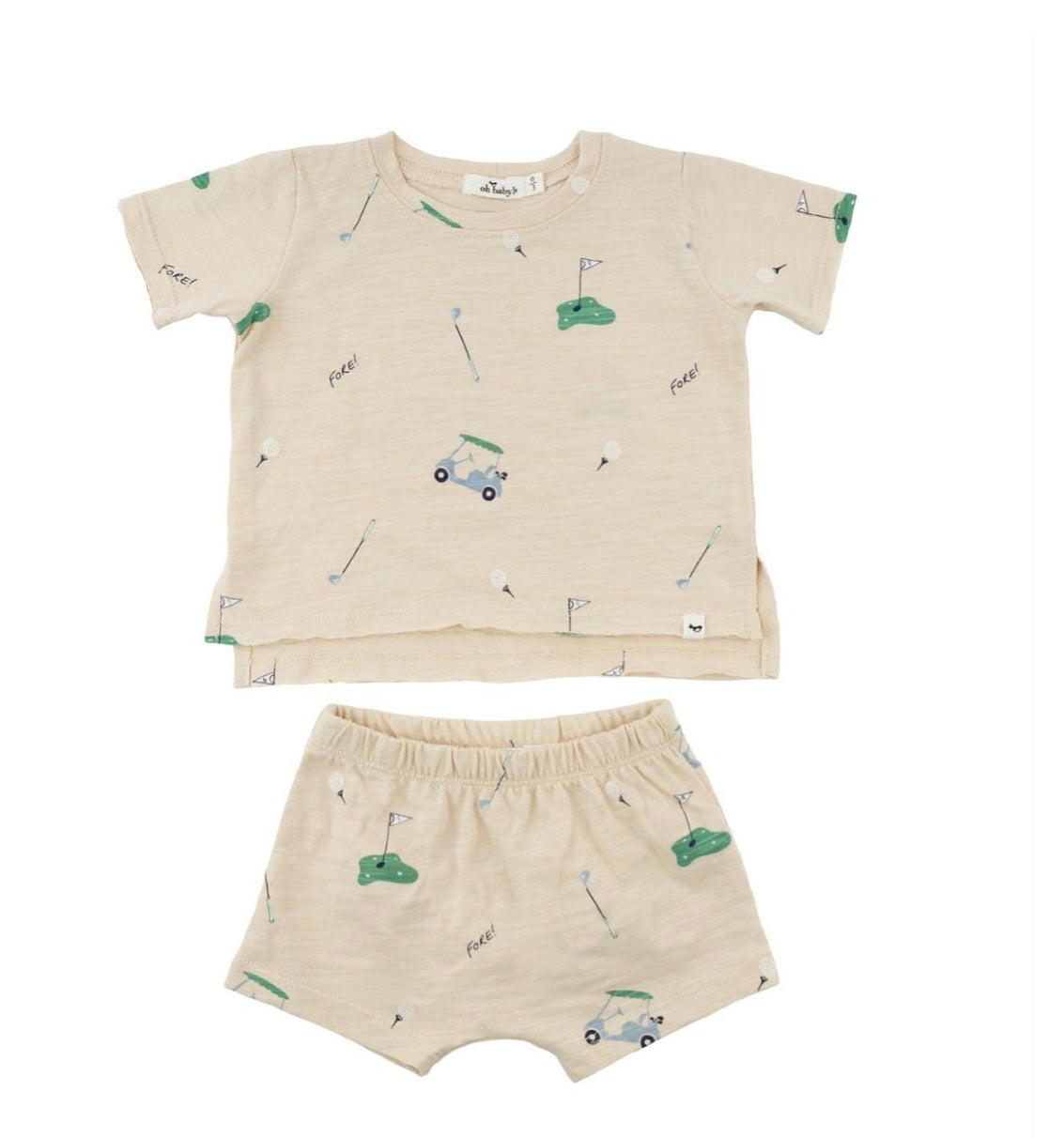 Boy Golf Short Set/Oh Baby