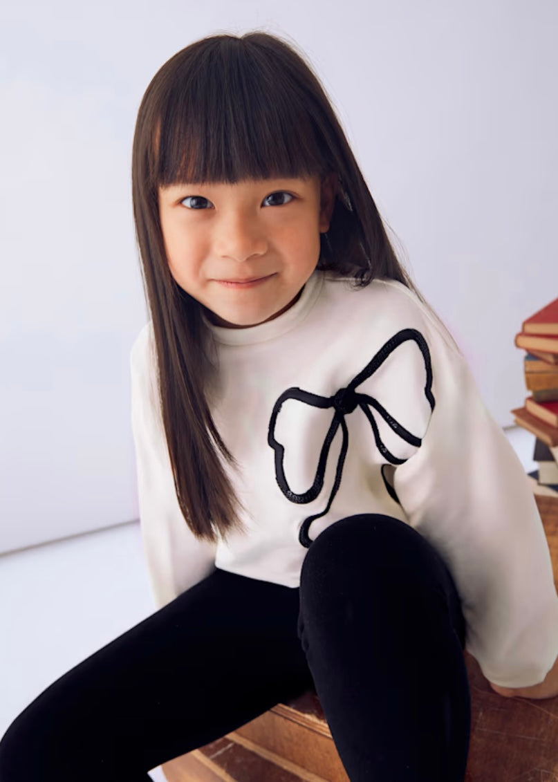 Bow Printed Legging Set/Mayoral