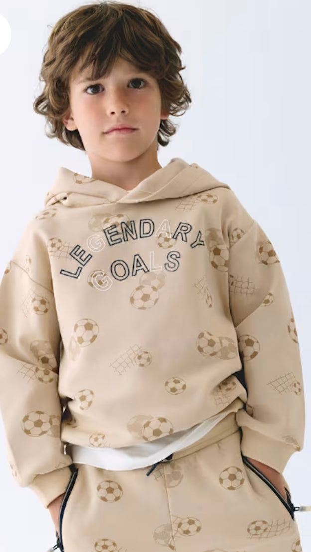 Soccer Printed Hoodie/Mayoral