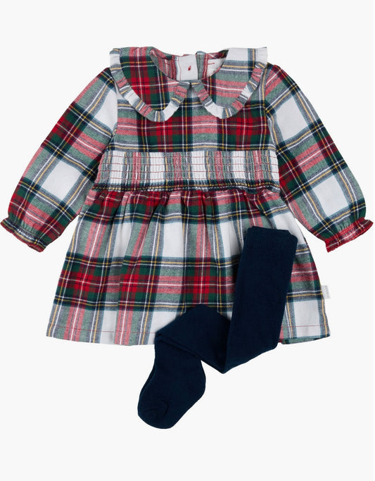Flannel Dress Tights Set/Petit Lem