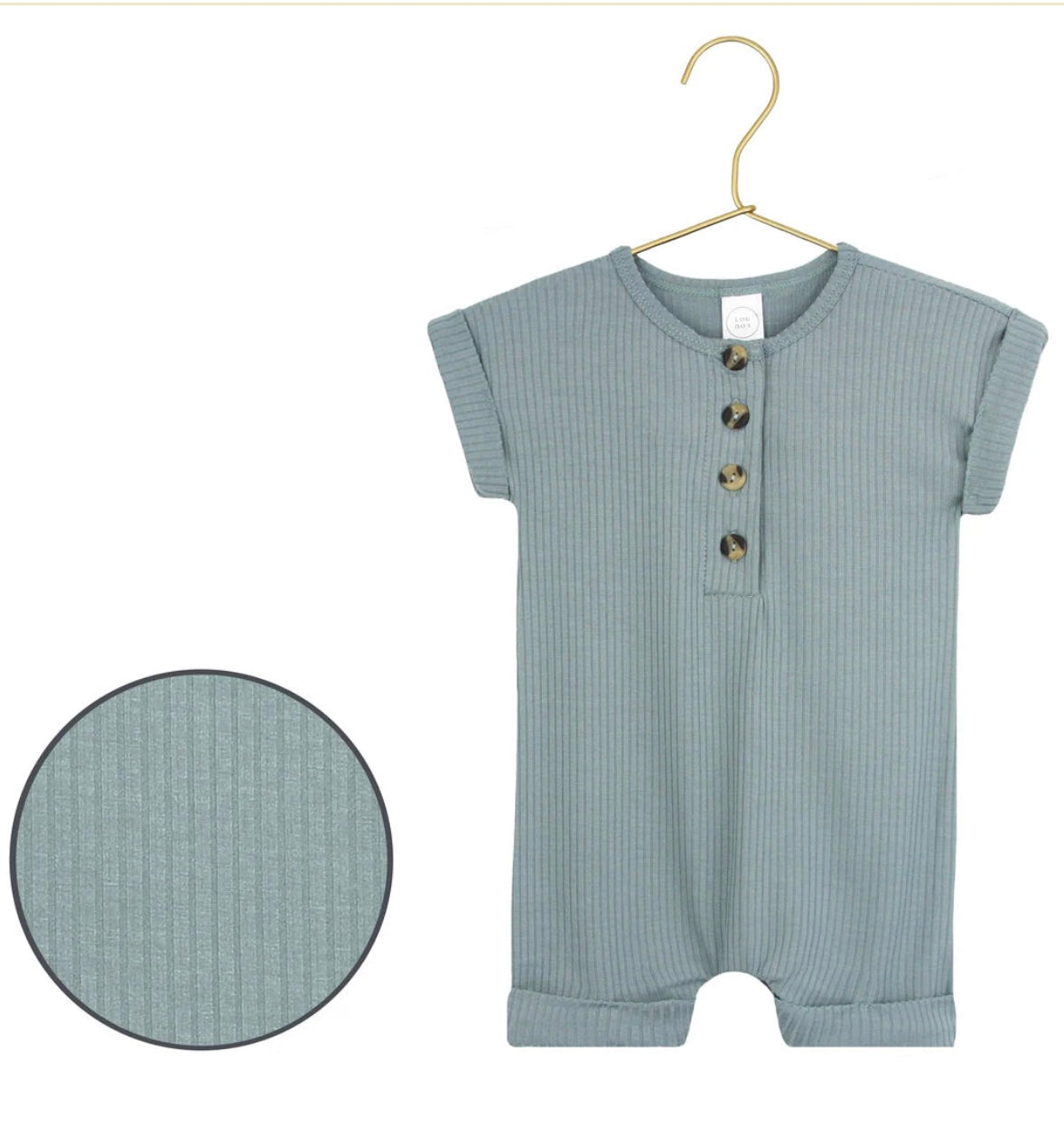 Ford Ribbed Romper/Lou Lou