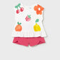 Fruit Printed Short Set/Mayoral