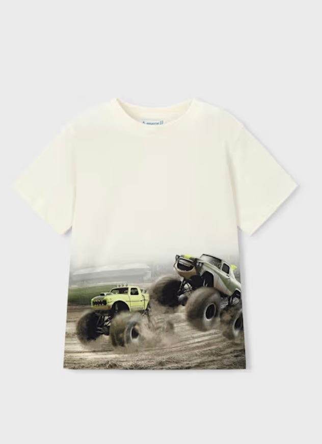 Boy Truck Printed T-Shirt/Mayoral
