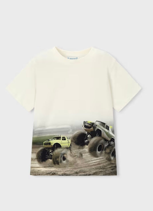 Boy Truck Printed T-Shirt/Mayoral
