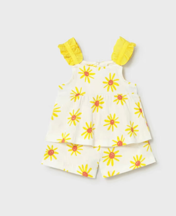 Flower Printed Short Set/Mayoral
