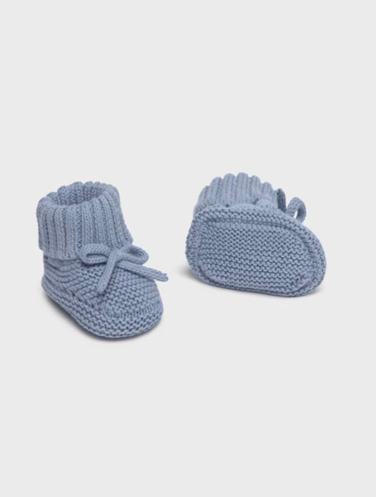Newborn Boy Knit Booties/Mayoral