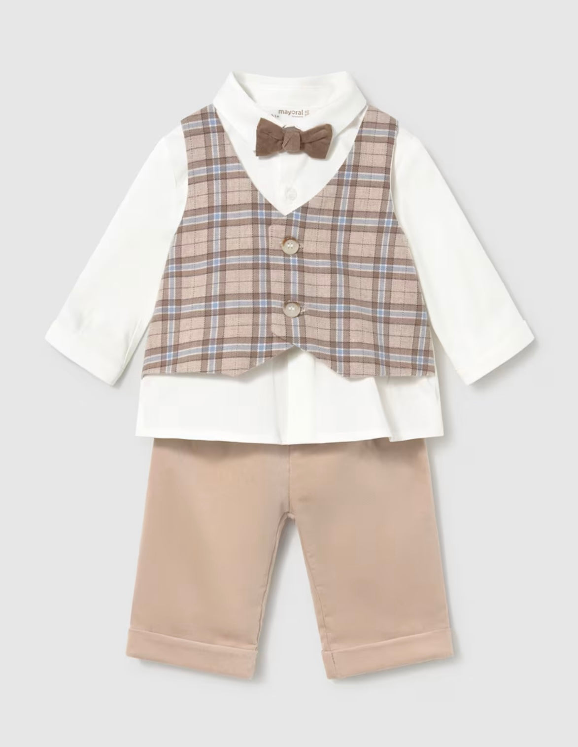 Vest Shirt Pants Set/Mayoral