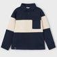 Striped Knit Polo Top/Mayoral