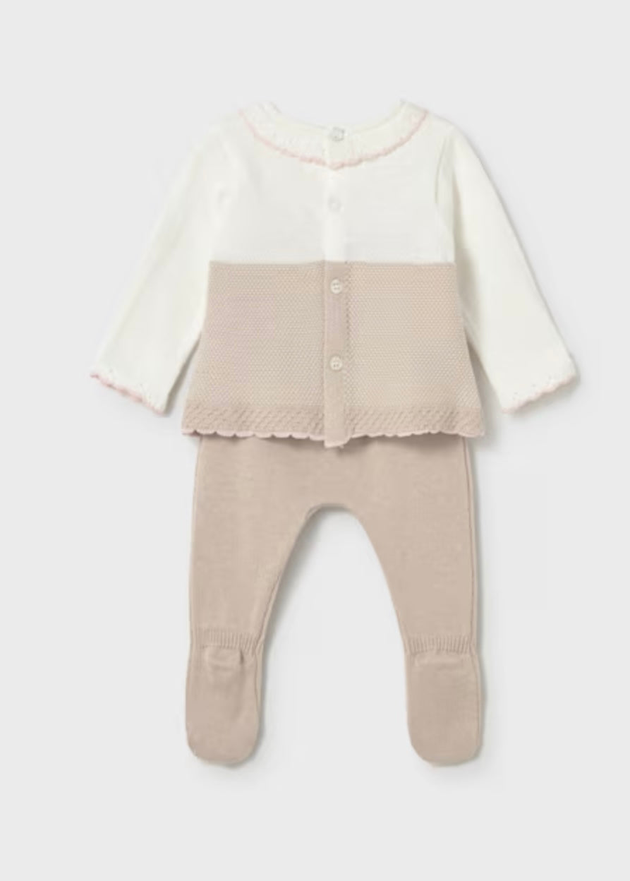 Newborn Girl Knit Set/Mayoral