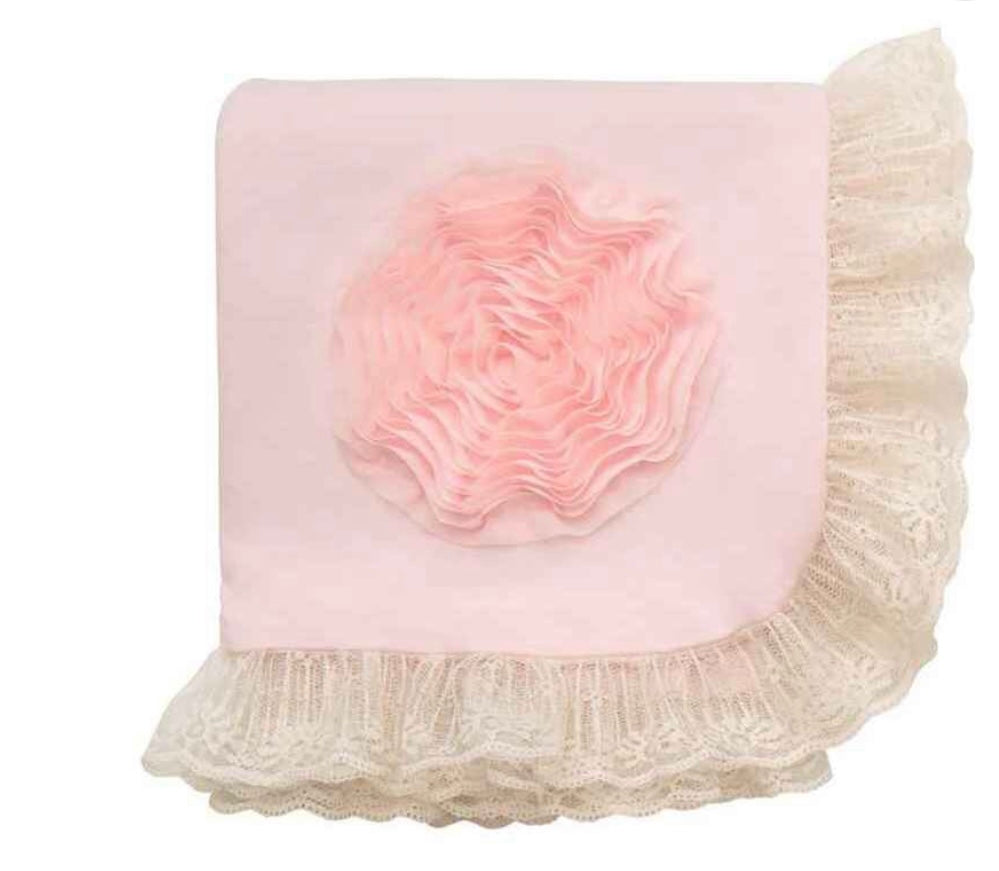 Pink Lullabye Receiving Blanket/Haute Baby