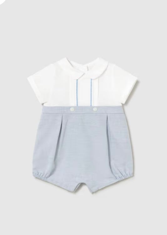 Baby Boy Ceremony Romper/Mayoral