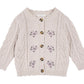 Floral Knit Cardigan/Petit Lem
