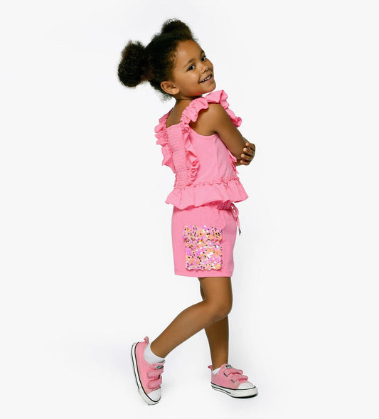 Ruffled Smocked Top/Baby Sara