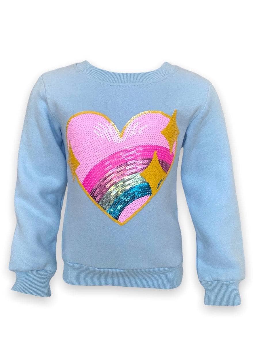 Rainbow Heart Sweatshirt/Lola