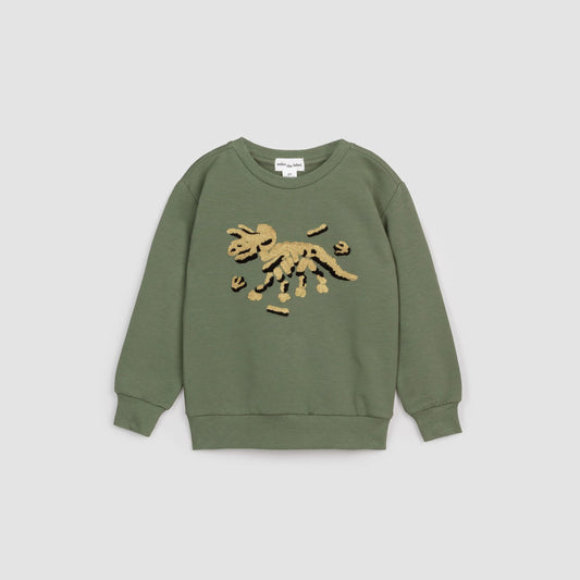 Knit Dinosaur Sweatshirt/Miles