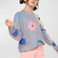 Grey Multi Flower Sweater/HB