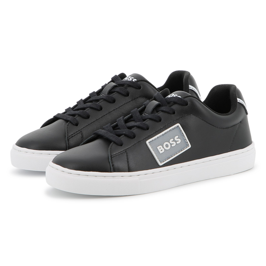 Leather Logo Sneakers/Hugo Boss