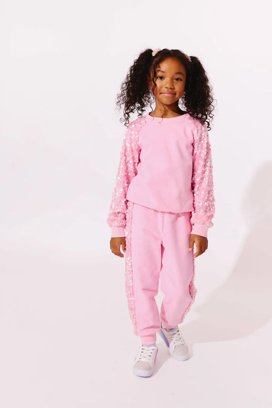 Sequin Joggers Set/Lola and the Boys