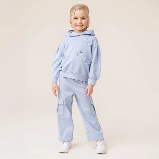 Blue Bow Jogger Set/Nano