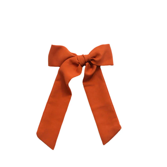 Rust Long Tail Bow/Be Girl