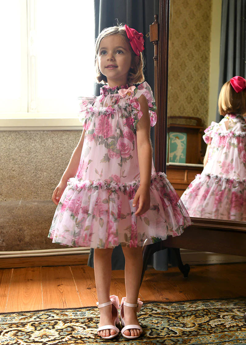 Marigold Roses Tulle Dress/Angels Face