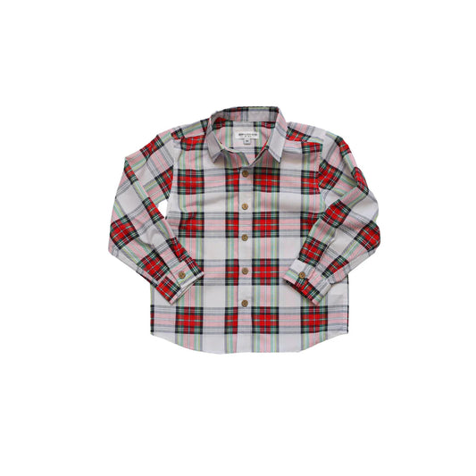 Boy Plaid Button Top/Remington Road