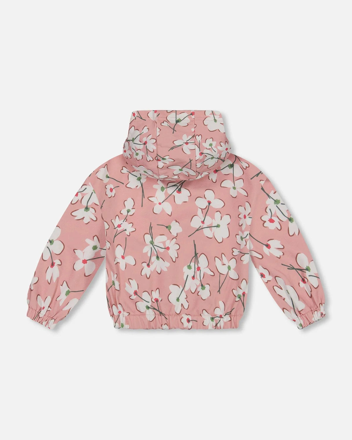 Hooded Floral Sweatshirt/Deux Par Deux