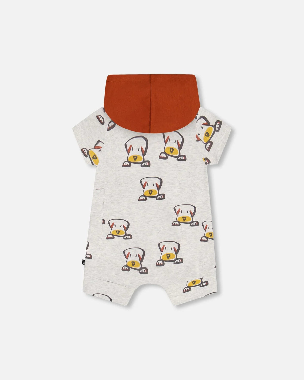 Dog Hooded Romper/Deux Par Deux