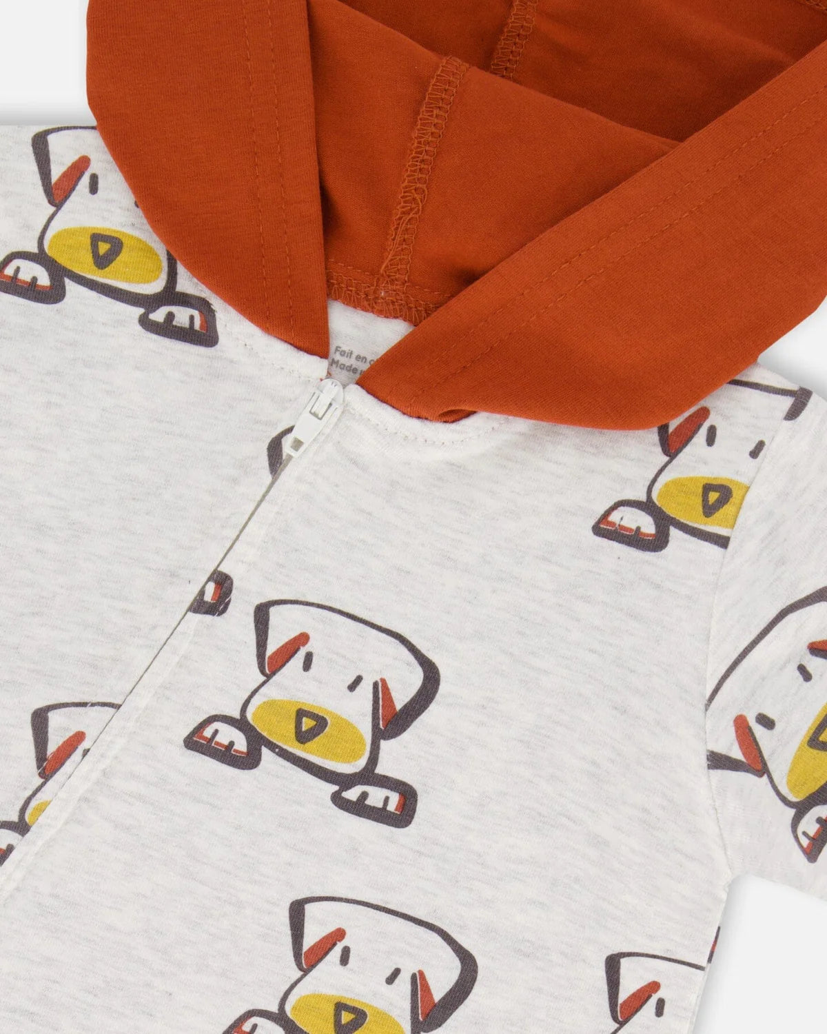 Dog Hooded Romper/Deux Par Deux