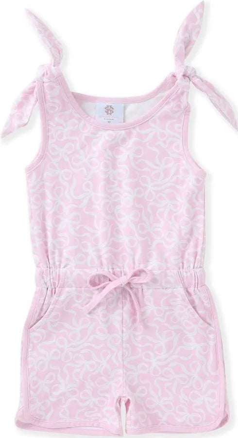 Pink & White Bow Jumper/Swoon Kids