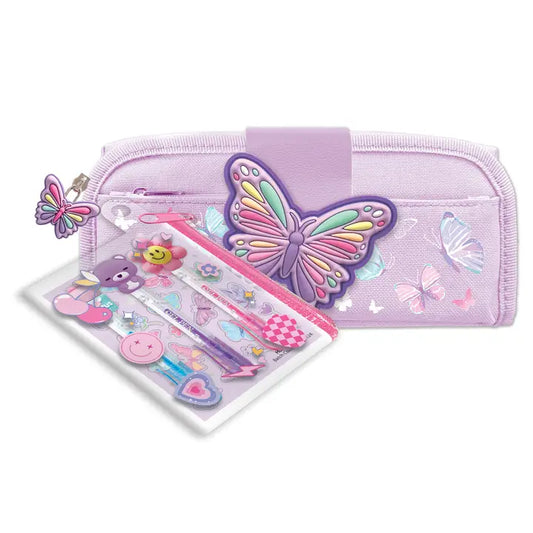 Butterfly Pencil Bag/Hot Focus