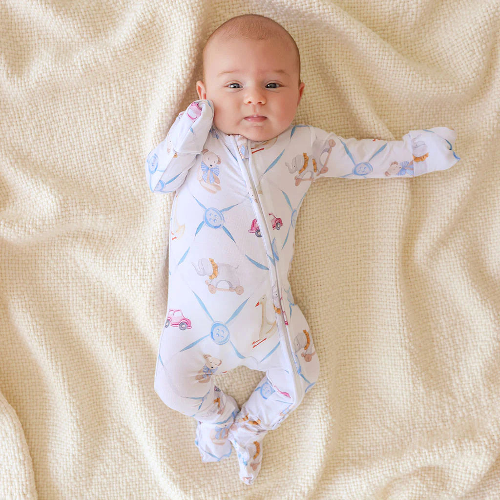 Oxford Zipper One Piece/Posh Peanut